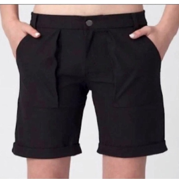 Lululemon Ivivva Match Driver Shorts Black girls size 10 - Picture 1 of 8